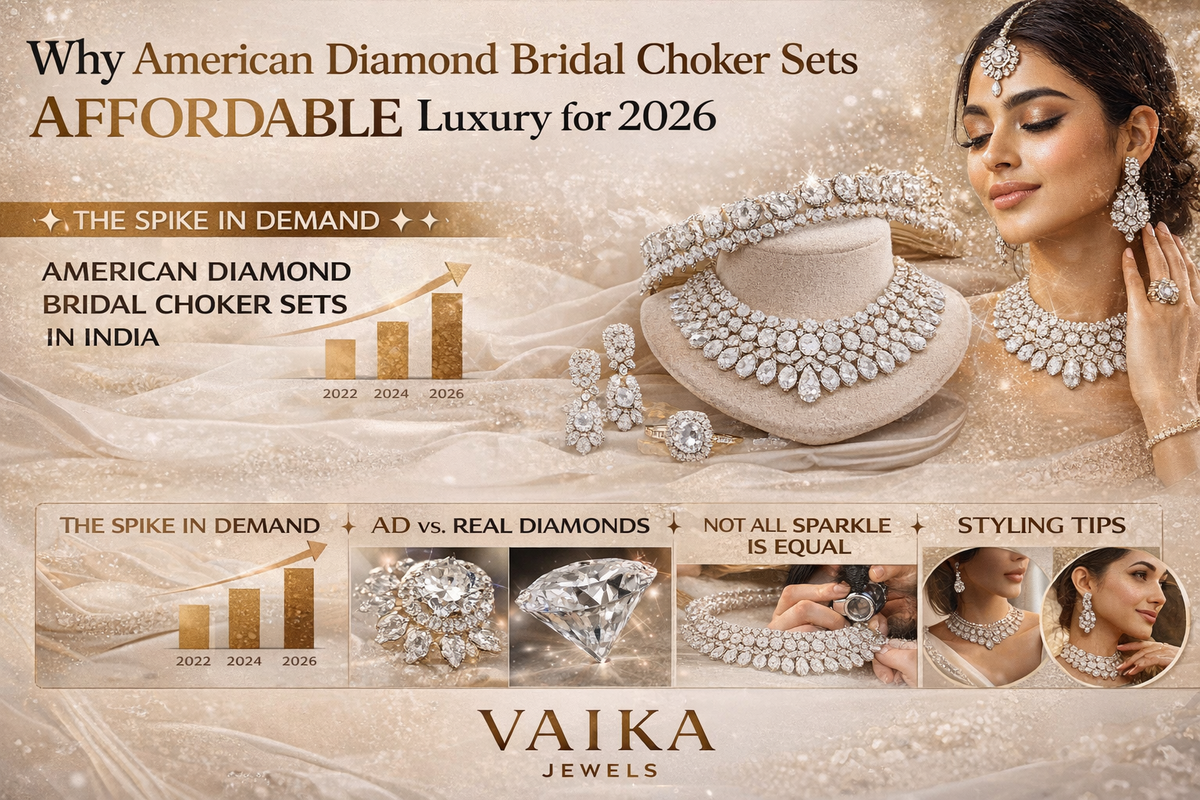 Why American Diamond Bridal Choker Sets Are the Smart Affordable Luxury for 2026