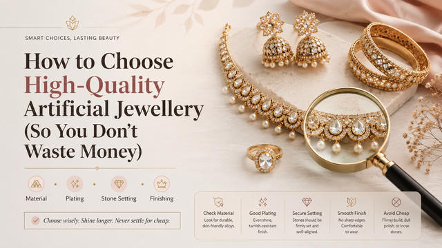 How to Choose High-Quality Artificial Jewellery (So You Don’t Waste Money)